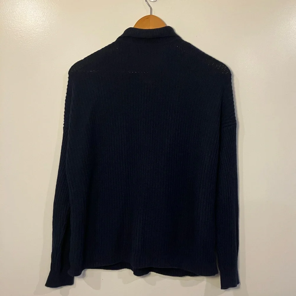 J. Jill Navy Button-Up Cardigan - Picture 2 of 5